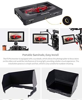 Amazon.com: FEELWORLD F5 PRO V4 6 Inch Camera Field Monitor